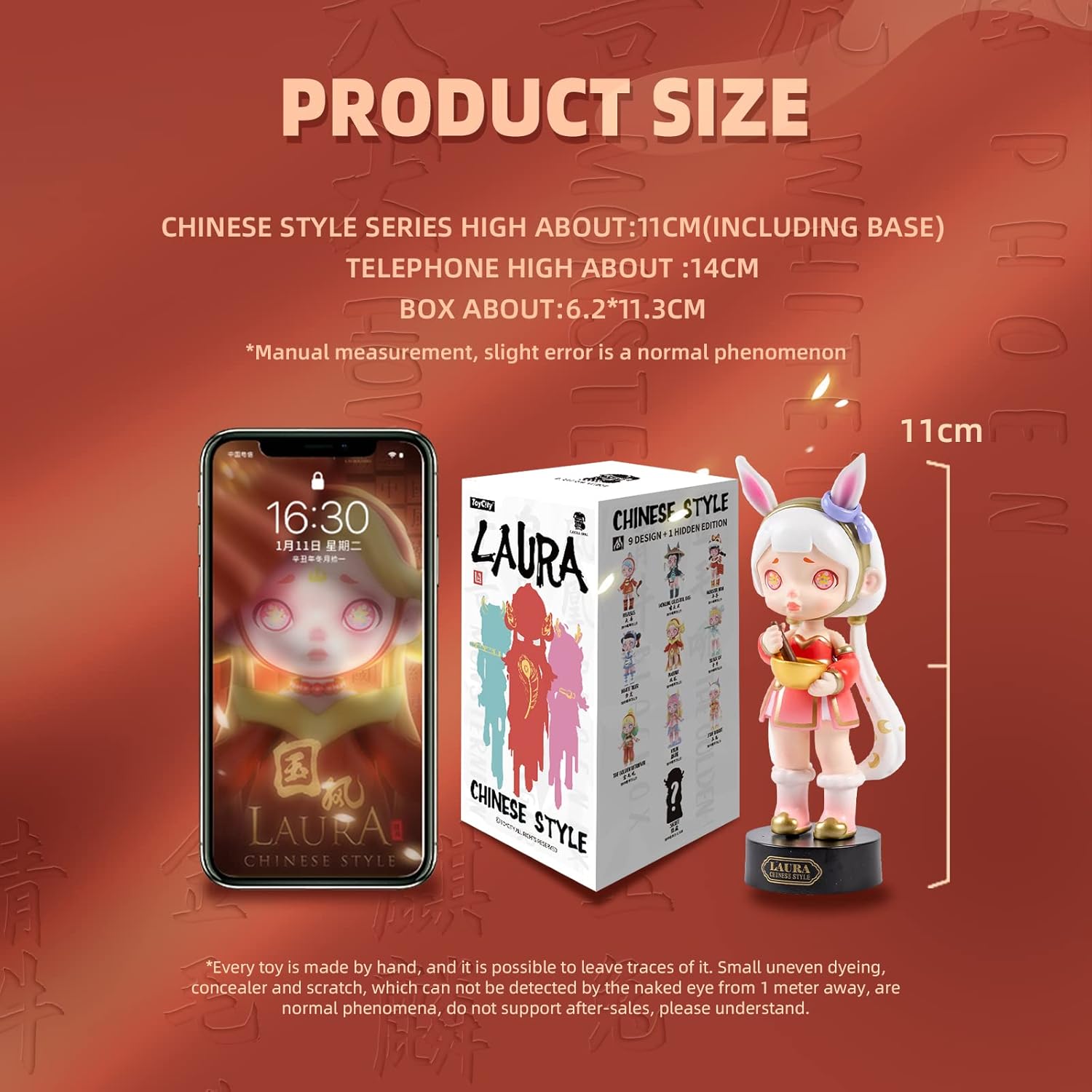Caja ciega, serie de estilo chino, 1 unidad, bonita caja ciega, figura de acción, juguetes coleccionables populares, regalo para regalos de