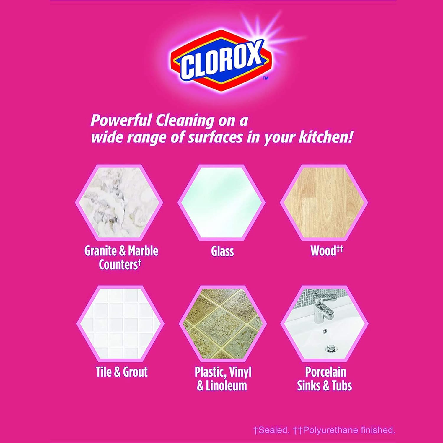 Clorox ScrubMate fregador de cocina de mano, más 3 almohadillas de recambio