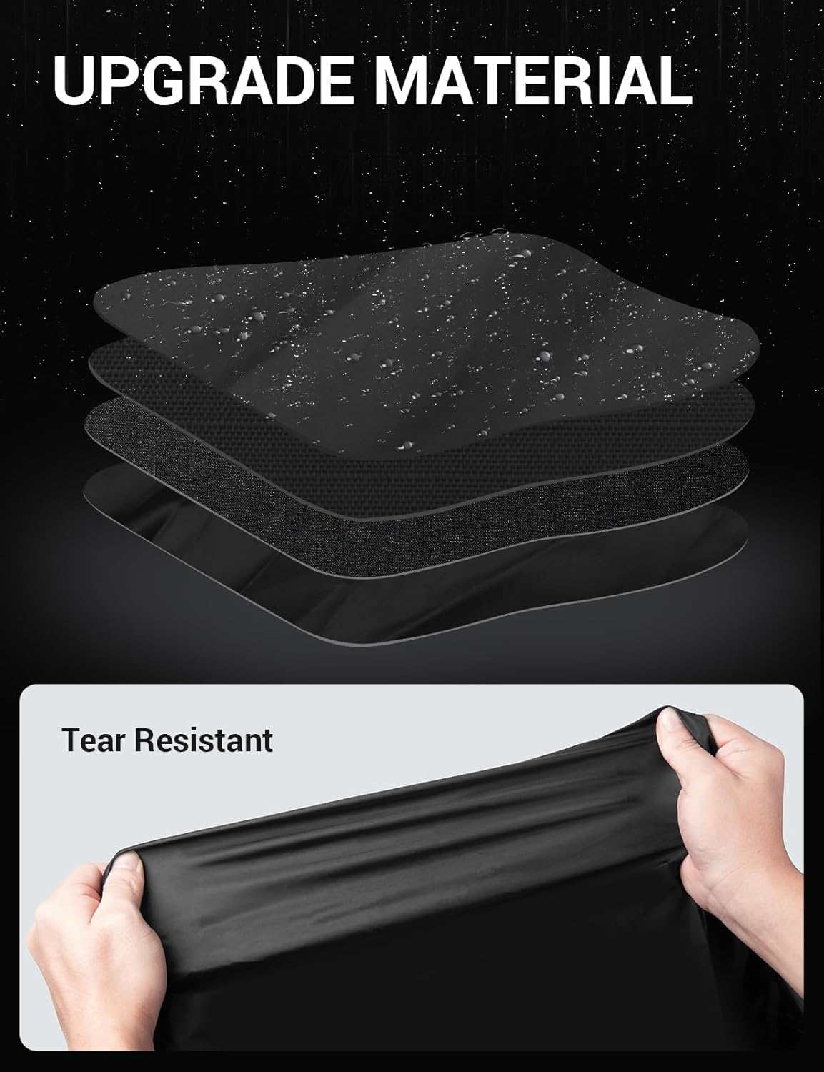 Proadsy – Cubierta para automóvil, para todo tipo de clima, a prueba de viento, polvo, nieve, lluvia, rayos UV y granizo, para interiores y