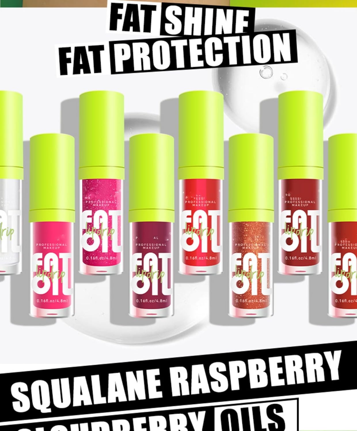 MAEPEOR Aceite de labios, color de labios brillante hidratante ultrahidratante, 16 tonos, cabeza de cepillo grande, antiadherente, de larga