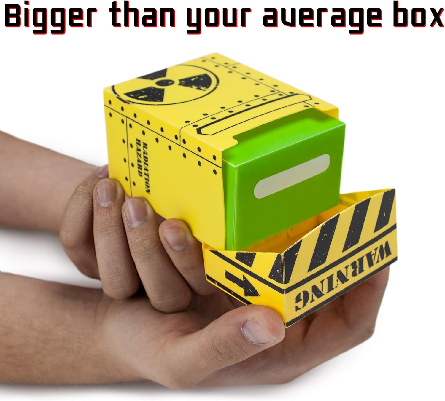 Stratagem The Big Box – Caja de cartas con divisor  Caja TCG para tarjetas de béisbol, MTG, juegos de cartas coleccionables  1 paquete  Dirigibles