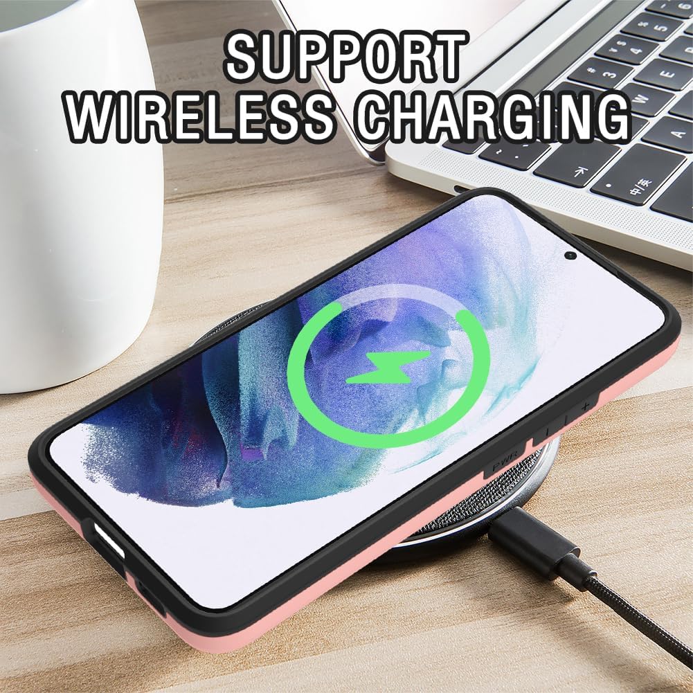 ZIYE Funda para Galaxy S21 Plus 5G con tarjetero, funda tipo cartera para Galaxy S21 Plus, antiarañazos, doble capa, bolsillo oculto, a prueba de