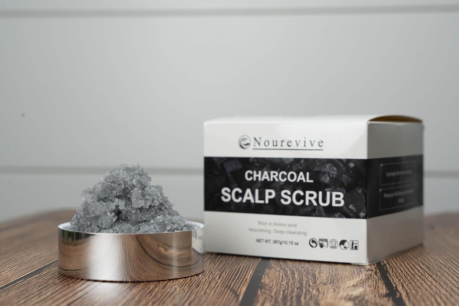 Nourevive Exfoliante de cuero cabelludo (carbón)