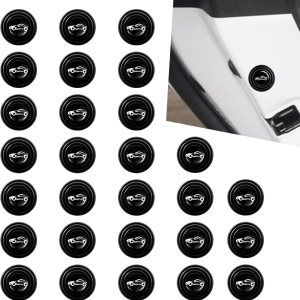 30 piezas de amortiguadores de puerta de automóvil, anti-colisión, impermeable, protección de puerta automotriz, reemplazo universal de juntas de 30 piezas de amortiguadores de puerta de automóvil, anti-colisión, impermeable, protección de puerta automotriz, reemplazo universal de juntas de