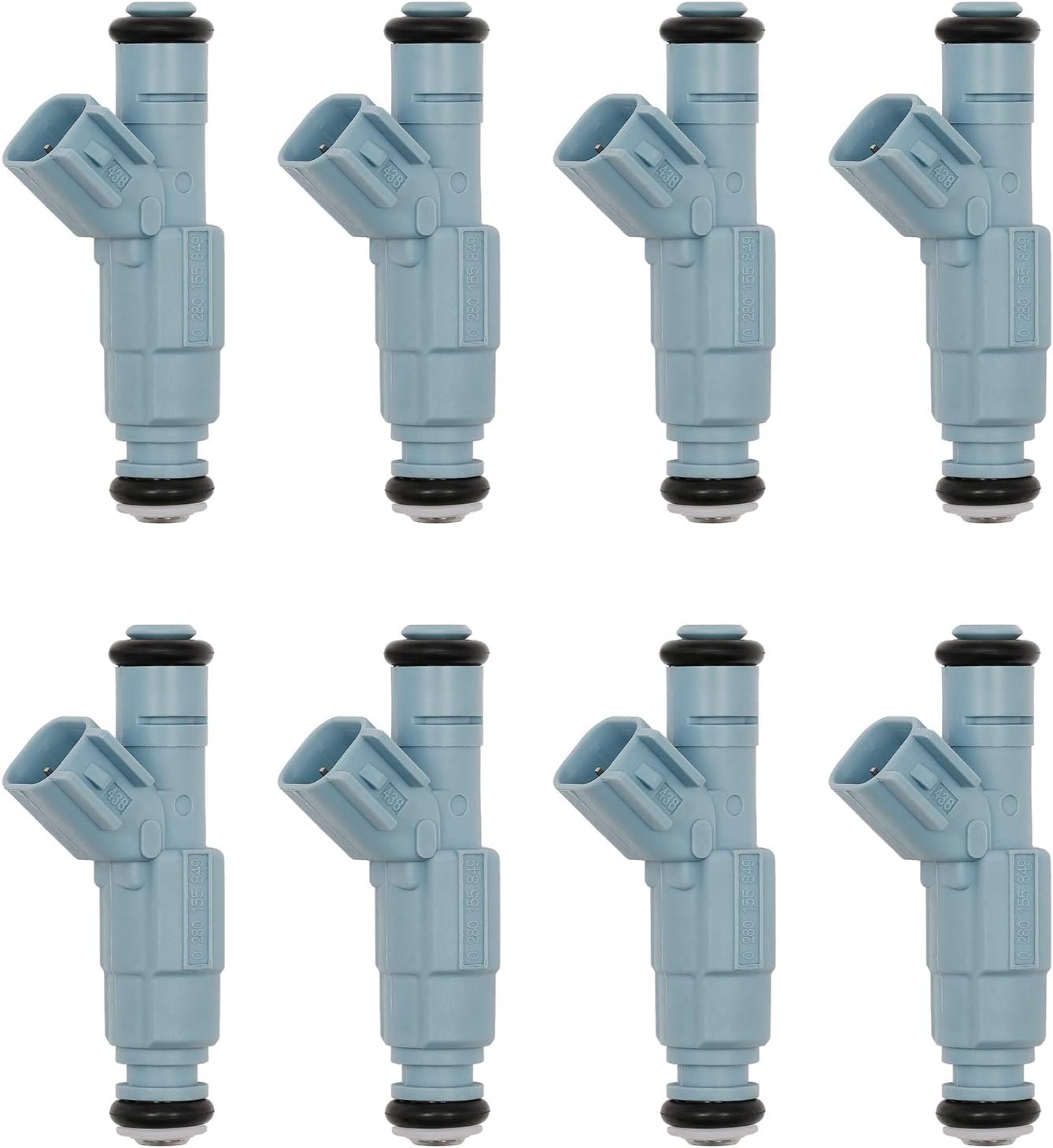 Inyector de combustible, 4 agujeros, 8 piezas  Reemplazo para Dodge Dakota Durango Ram 1500 Jeep Grand Cherokee Commander 4.7L V8 2001-2007