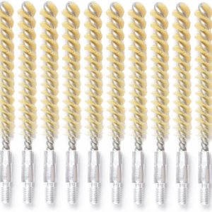 Cepillo de limpieza de pistola de cerdas de nailon para pistola de rifle 8-32 5-16 hilos (calibre .22-blanco) Cepillo de limpieza de pistola de cerdas de nailon para pistola de rifle 8-32 5-16 hilos (calibre .22-blanco)