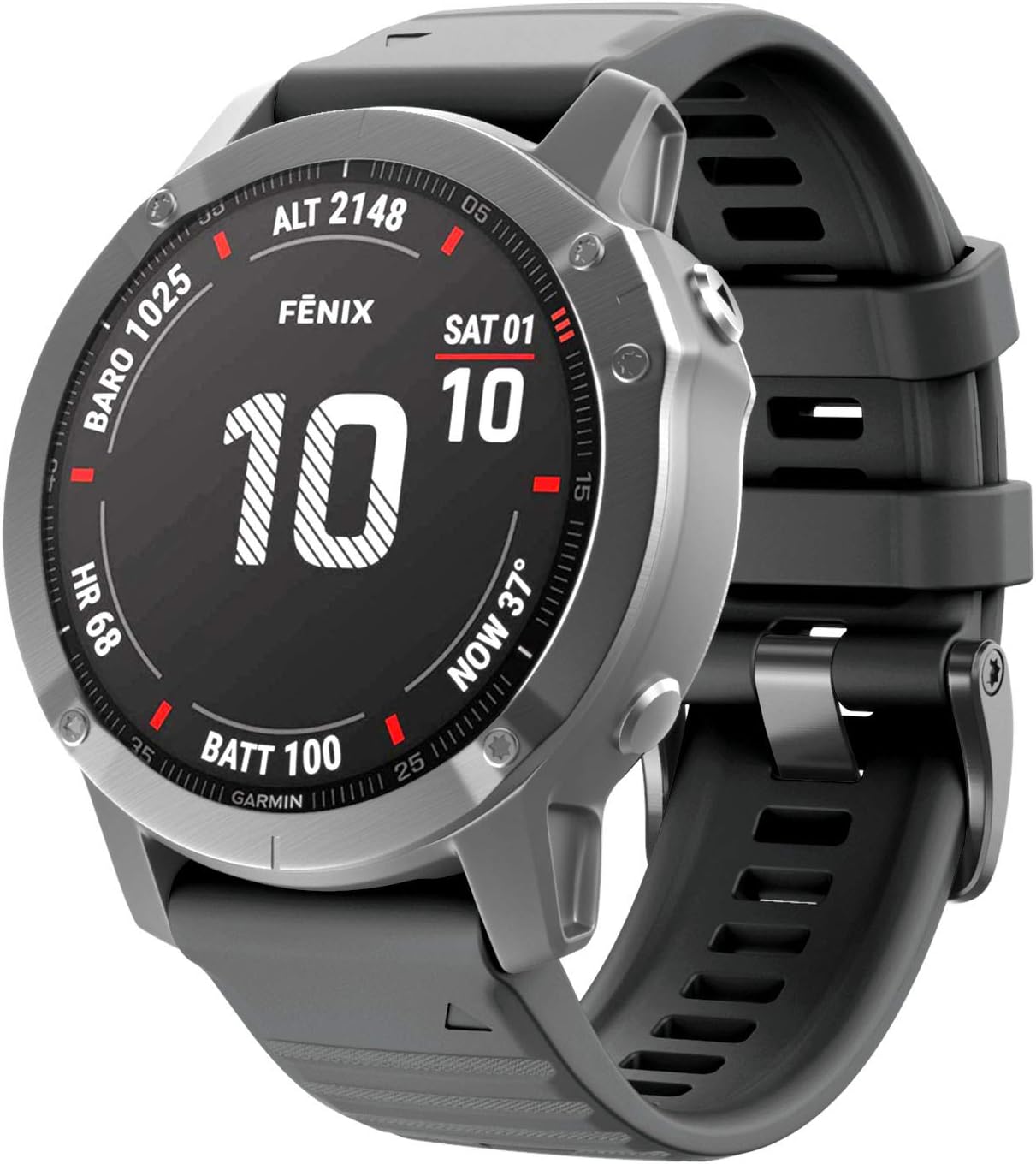 NotoCity Compatible con Fenix 6 Pro Band 0.866 in Easy Fit para Fenix 5Fenix 5 PlusFenix 6Fenix 6 ProForerunner 935Forerunner 945Approach S60Quatix 5