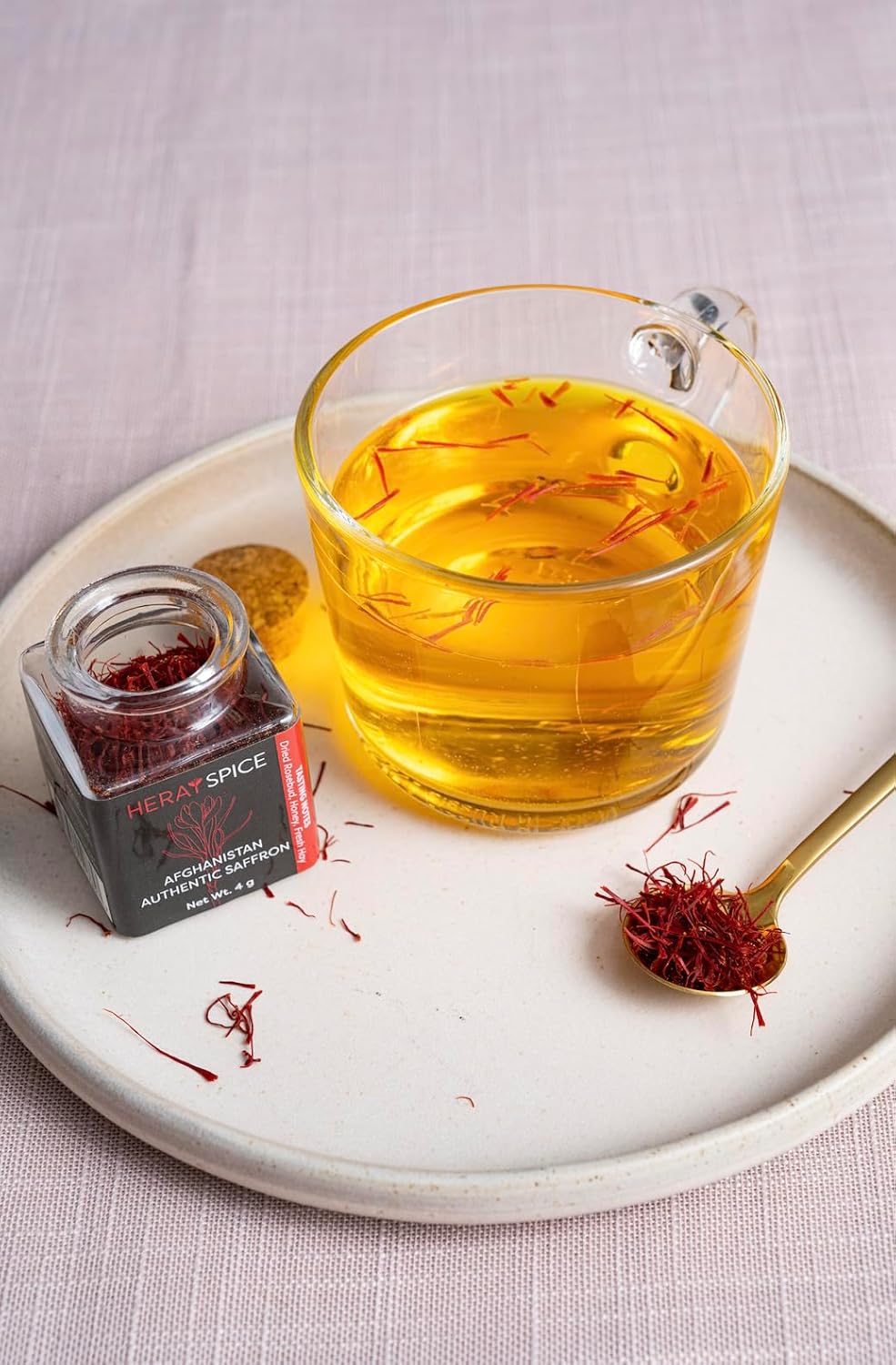 Heray Azafrán, hilos de azafrán afgano prémium (calidad Super Negin A +) Fresco puro todo rojo hilo azafrán especia para bouillabaisse risotto,