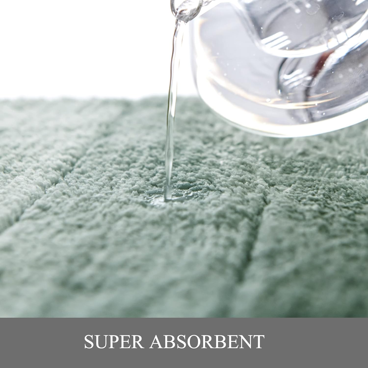 KMSON Alfombra de baño degradado, antideslizante, ultra suave y absorbente de agua, lavable a máquina, de secado rápido para dormitorio, sala de