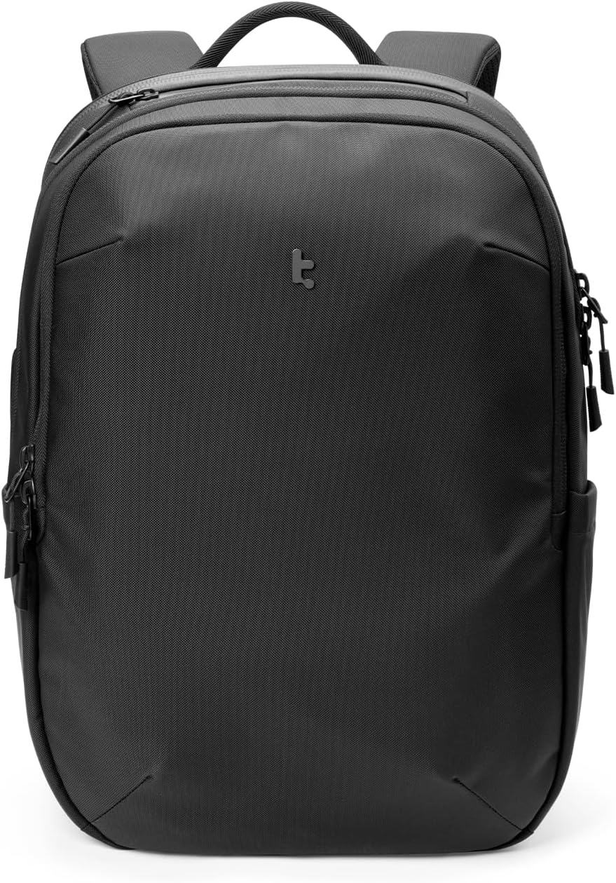 tomtoc Mochila para laptop de 17.3 pulgadas, mochila impermeable para computadora de viaje, ideal para viajes diarios, exploración urbana, viaje de