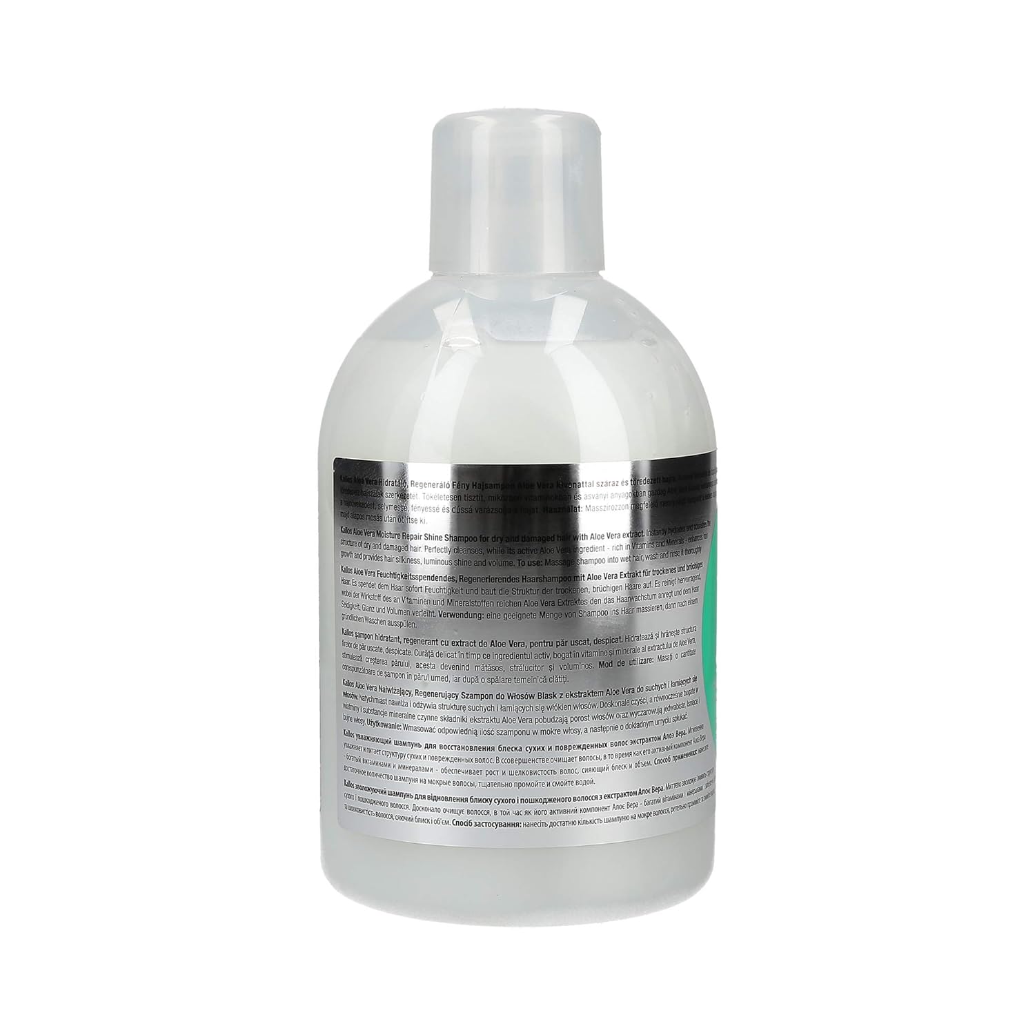 Kallos KJMN Aloe Vera Moisture Repair Shine Champú para cabello seco y dañado con extracto de Aloe Vera 33.8 fl oz por Kallos Cosmetics