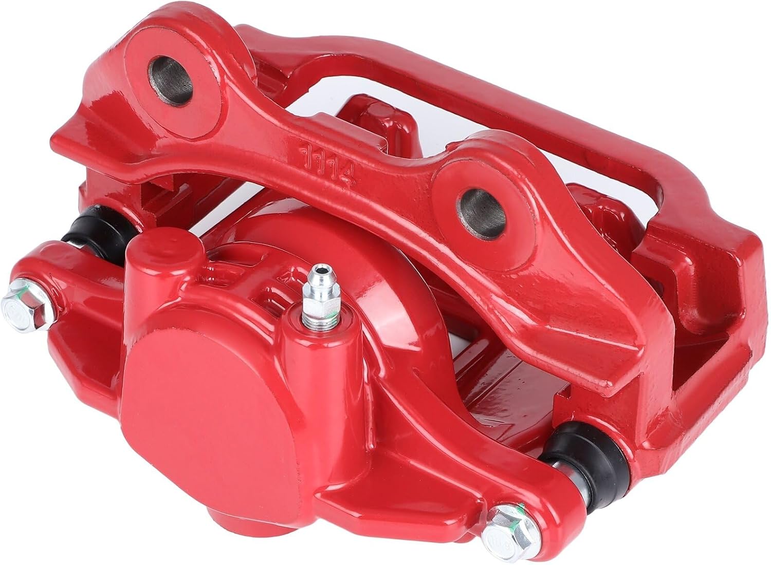 SCITOO Pinza de freno trasera izquierda con soporte 18-B4726 rojo compatible para Cadillac 2000-2002 para Chevrolet 1999-2005 para GMC 1999-2005