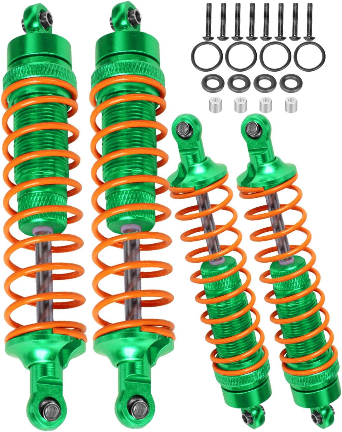 RC Shocks – Piezas de actualización para camión 110 Arrma Senton 4X4 Granite 4X4 Vorteks 4X4 Arrma Bigrock 4X4 Typhon 4X4 RC, 4 piezas de aluminio