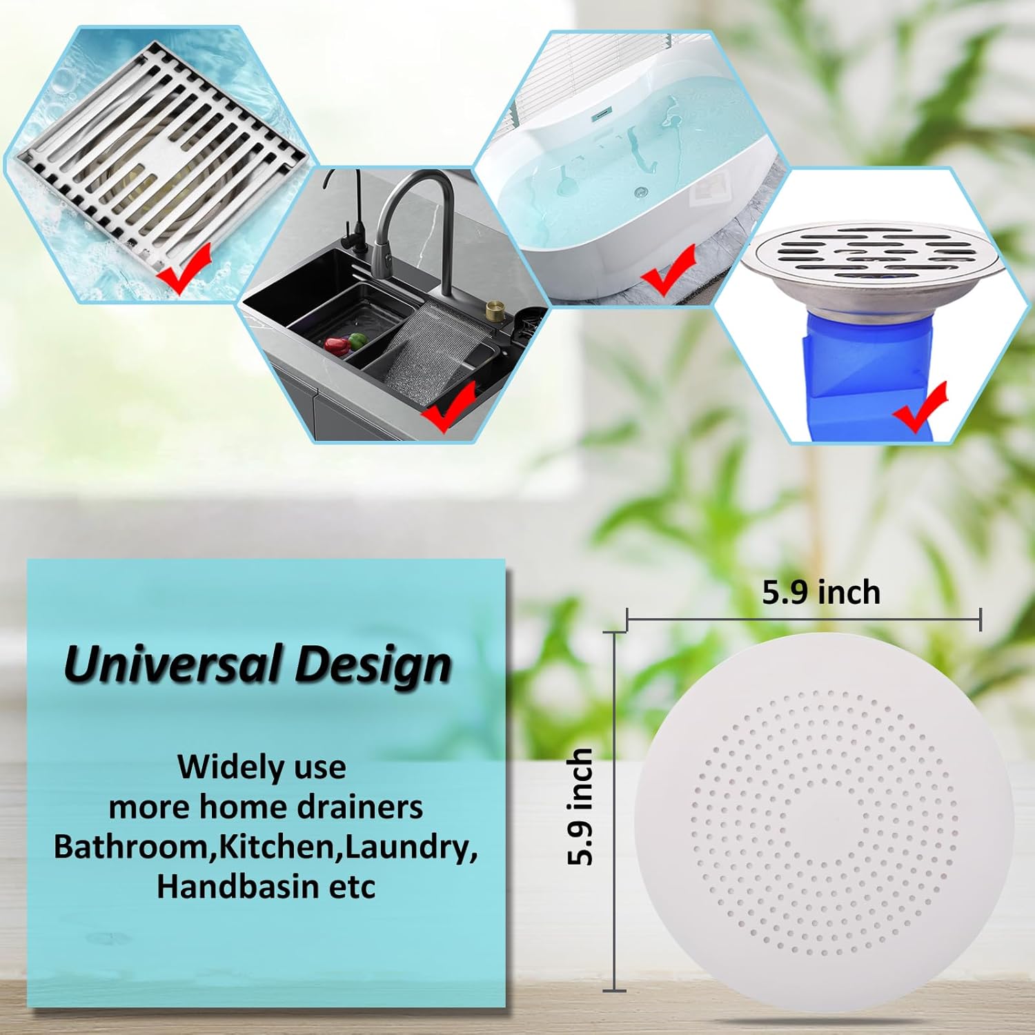 Cubierta redonda de silicona para colector de ducha, accesorios de baño con ventosas, fácil de instalar, para bañera, cocina, paquete de 2 unidades
