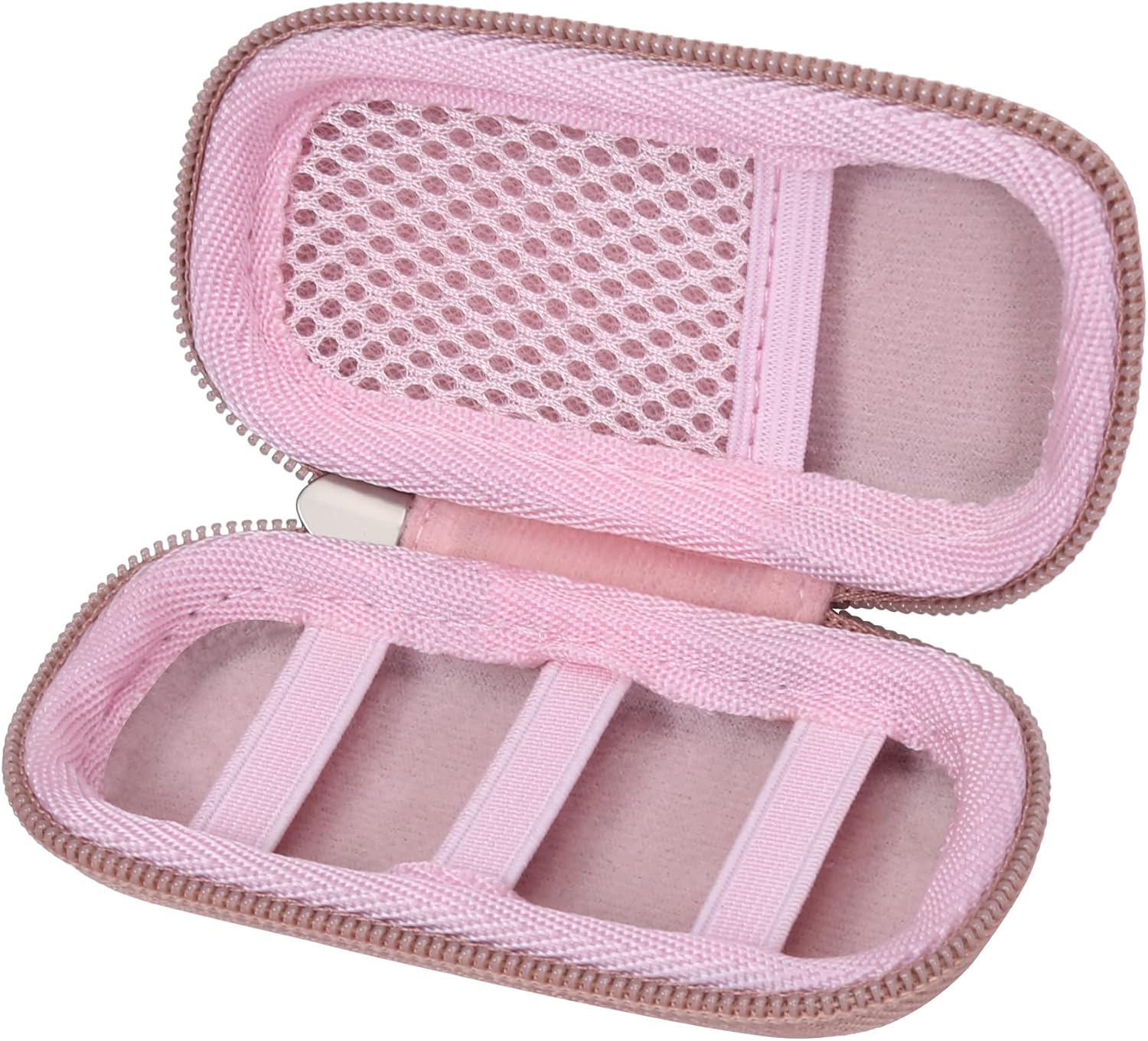 Khanka Funda rígida de repuesto para AliveCor Kardia Mobile ECGKardiaMobile 6L EKG (oro rosa)