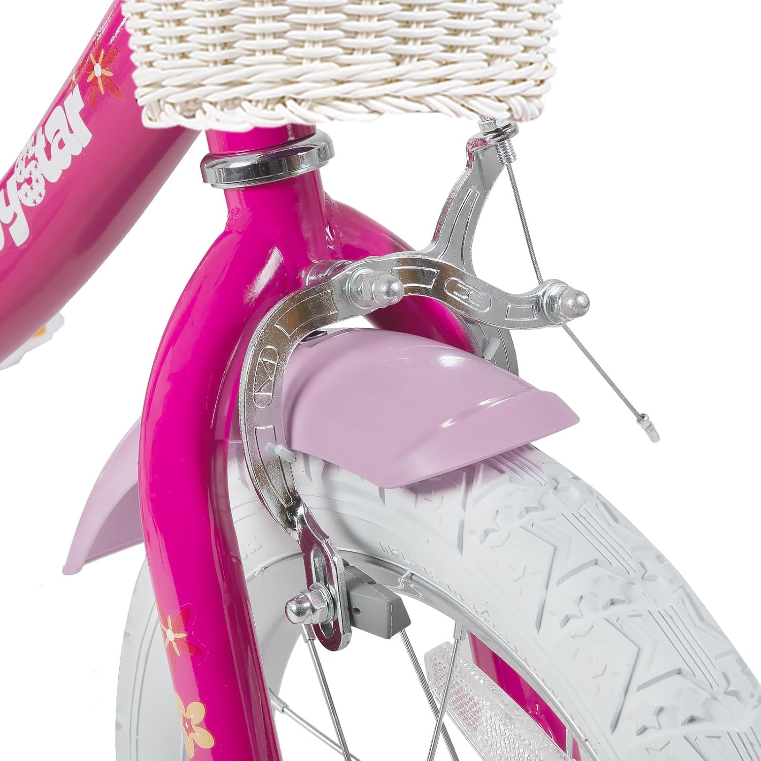 JOYSTAR Bicicleta de unicornio para niñas de 2 a 9 años, bicicleta para niños de 12, 14, 16, 18 pulgadas, con ruedas de entrenamiento, serpentinas,