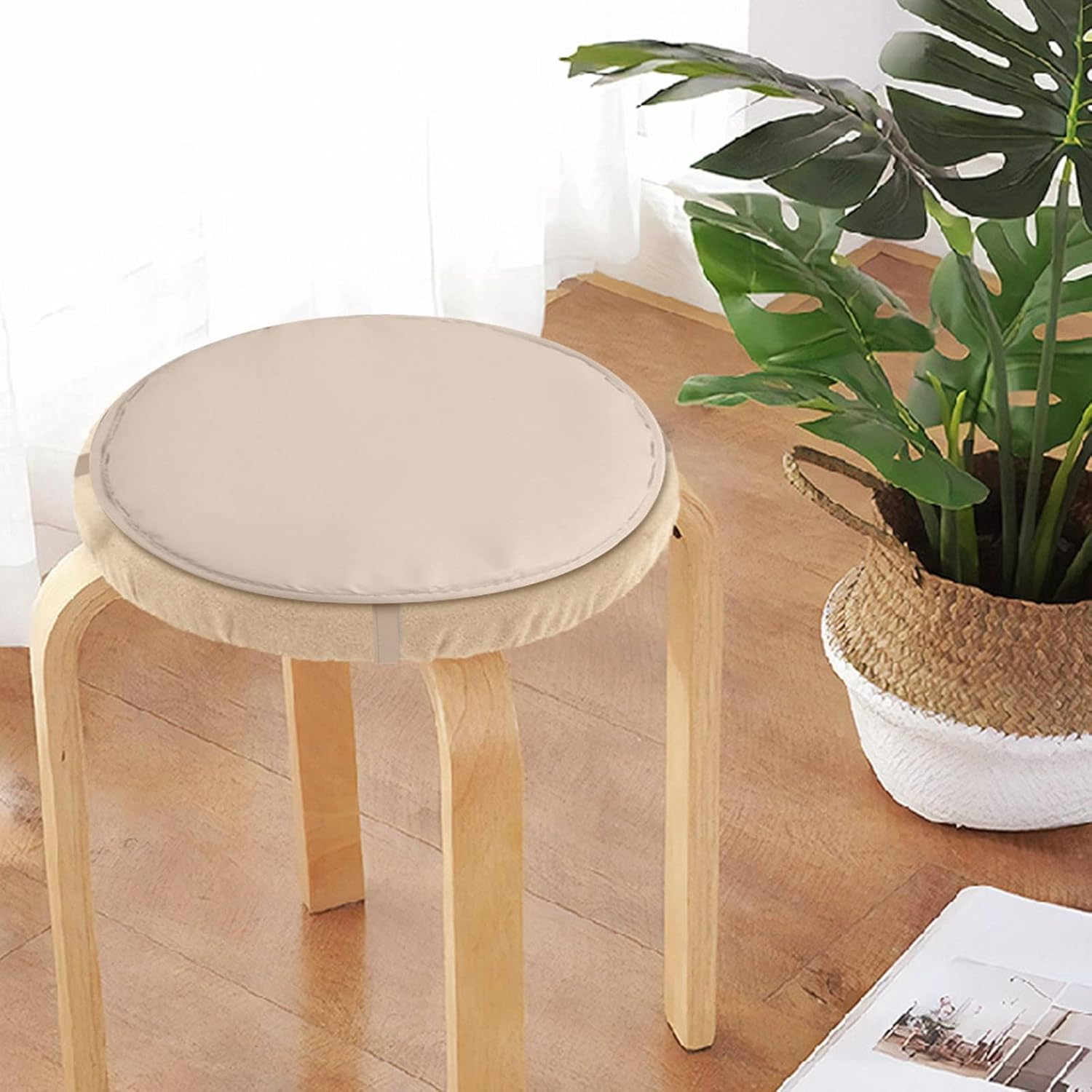 Cojines de silla para sillas de comedor, cojines de silla para sillas de comedor, cojín de silla de oficina, almohadillas suaves antideslizantes
