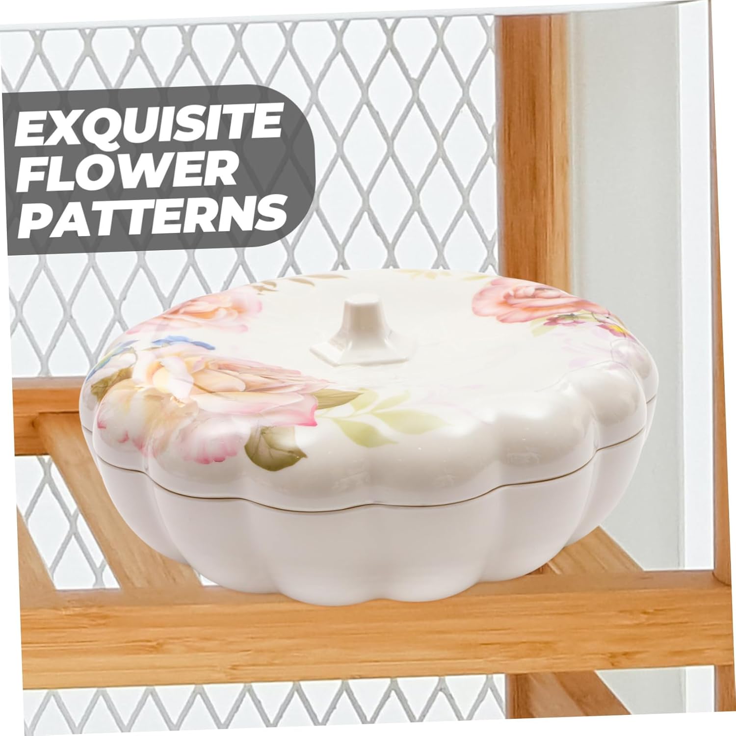 NOLITOY 1 juego de porcelana de imitación Snack Box aperitivos para niños pequeños platos de dulces con tapas pequeños recipientes para servir tazón