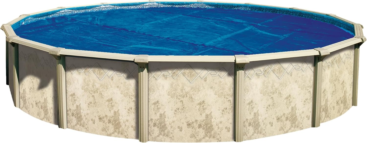 In The Swim Manta solar redonda premium Plus de 21 pies para piscina, 12 mil