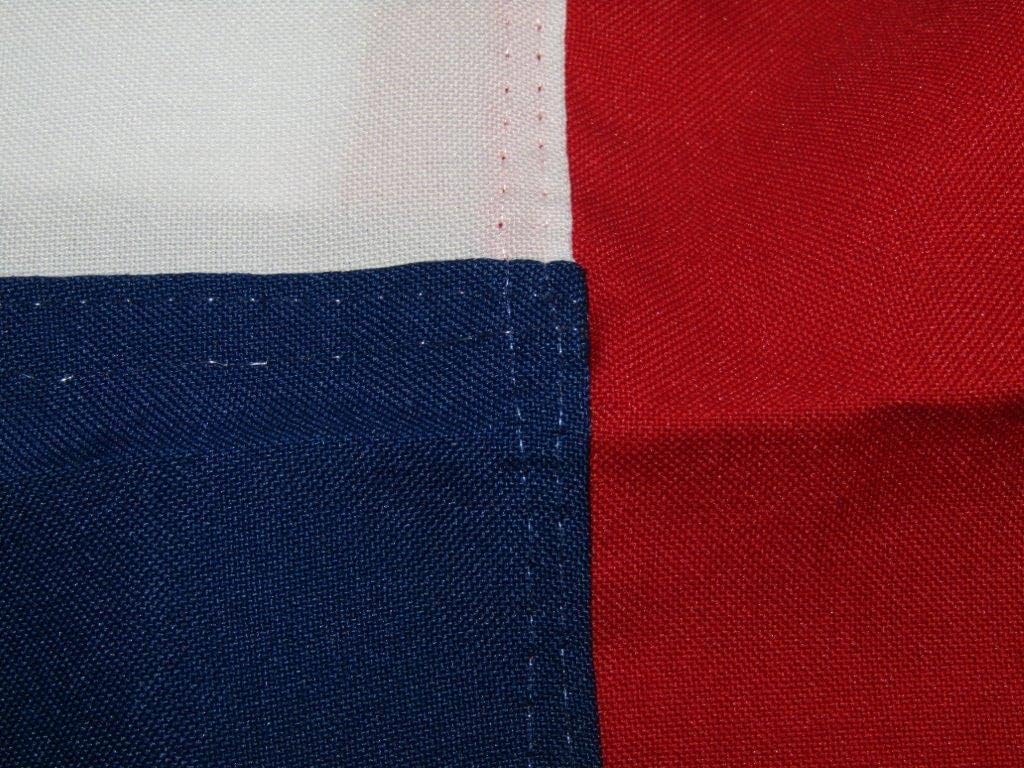 Premium 3×5 Embroidered Sewn Chile Synthetic Cotton Flag 3’x5′ Grommets 3 Clips