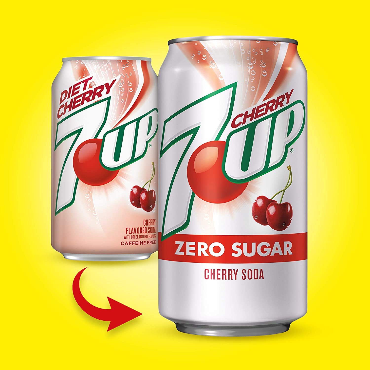 7-UP Diet – Bebida suave de cereza, 12 onzas líquidas (paquete de 24)