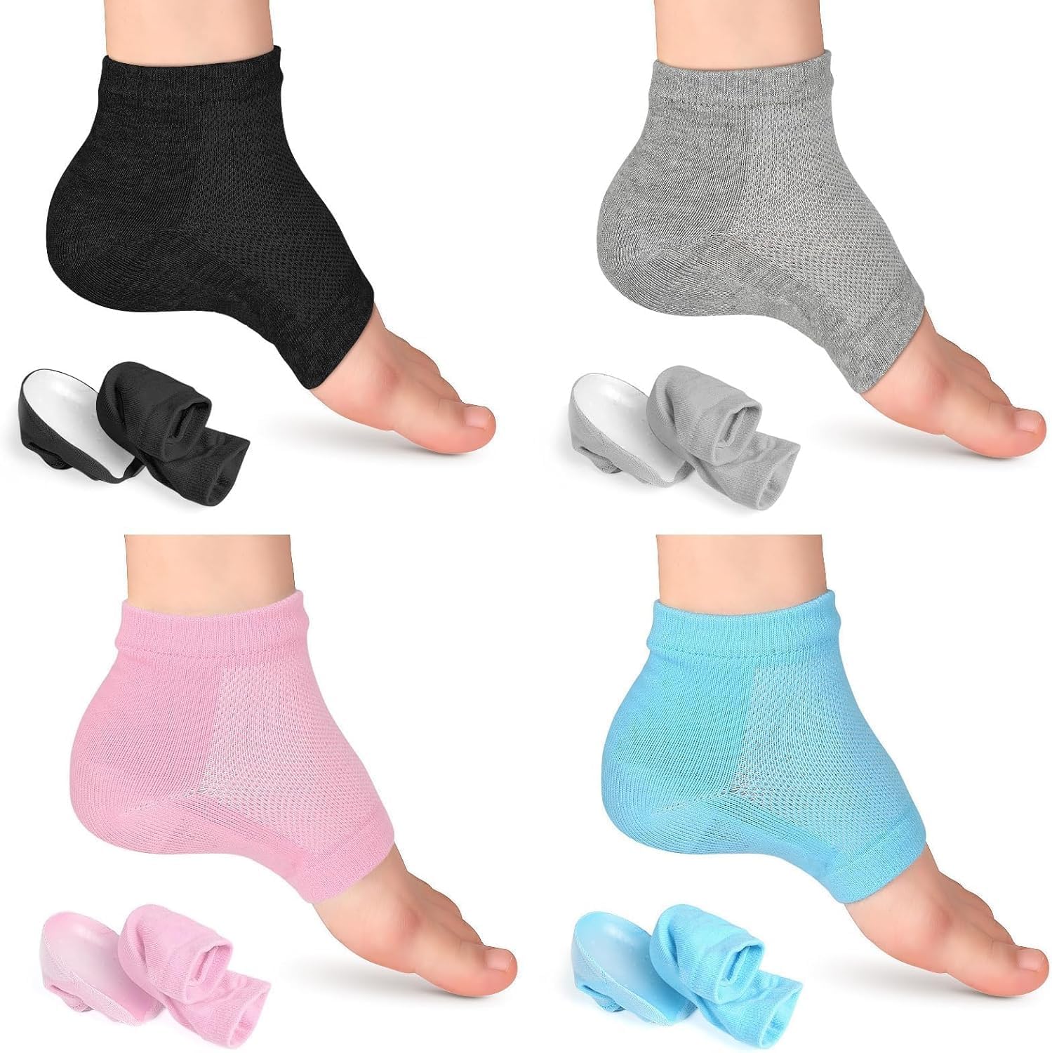 Calcetines de altura máxima, plantillas de altura máxima de 3 pulgadas, inserto de zapato de 3 pulgadas, plantillas de aumento de media altura,