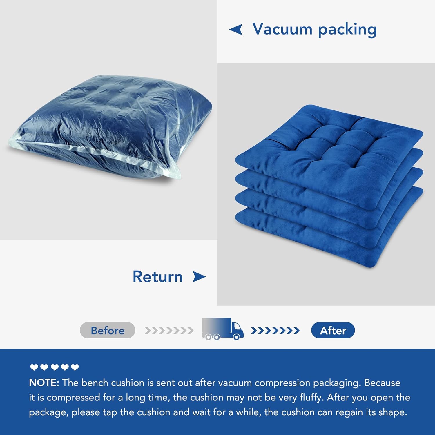 PLULON Paquete de 4 cojines para sillas de comedor, suaves y cuadradas, para interiores, cojines de asiento con lazos para cocina, oficina, aula,