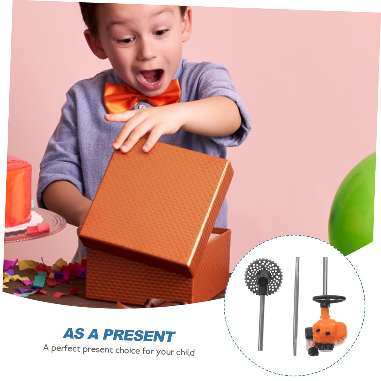 CHILDWEET Casa de muñecas cortacésped miniatura cortacésped miniatura Juguetes PVC Material Diseño realista