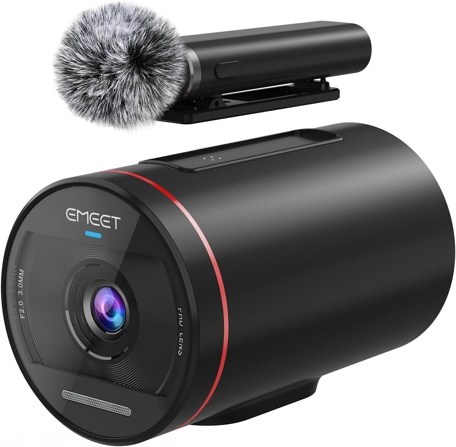 EMEET Streamcam One – Cámara de transmisión inalámbrica, cámara web HD de 1080P con sensor Sony, soporte multicámara, 1 micrófono desmontable y 2