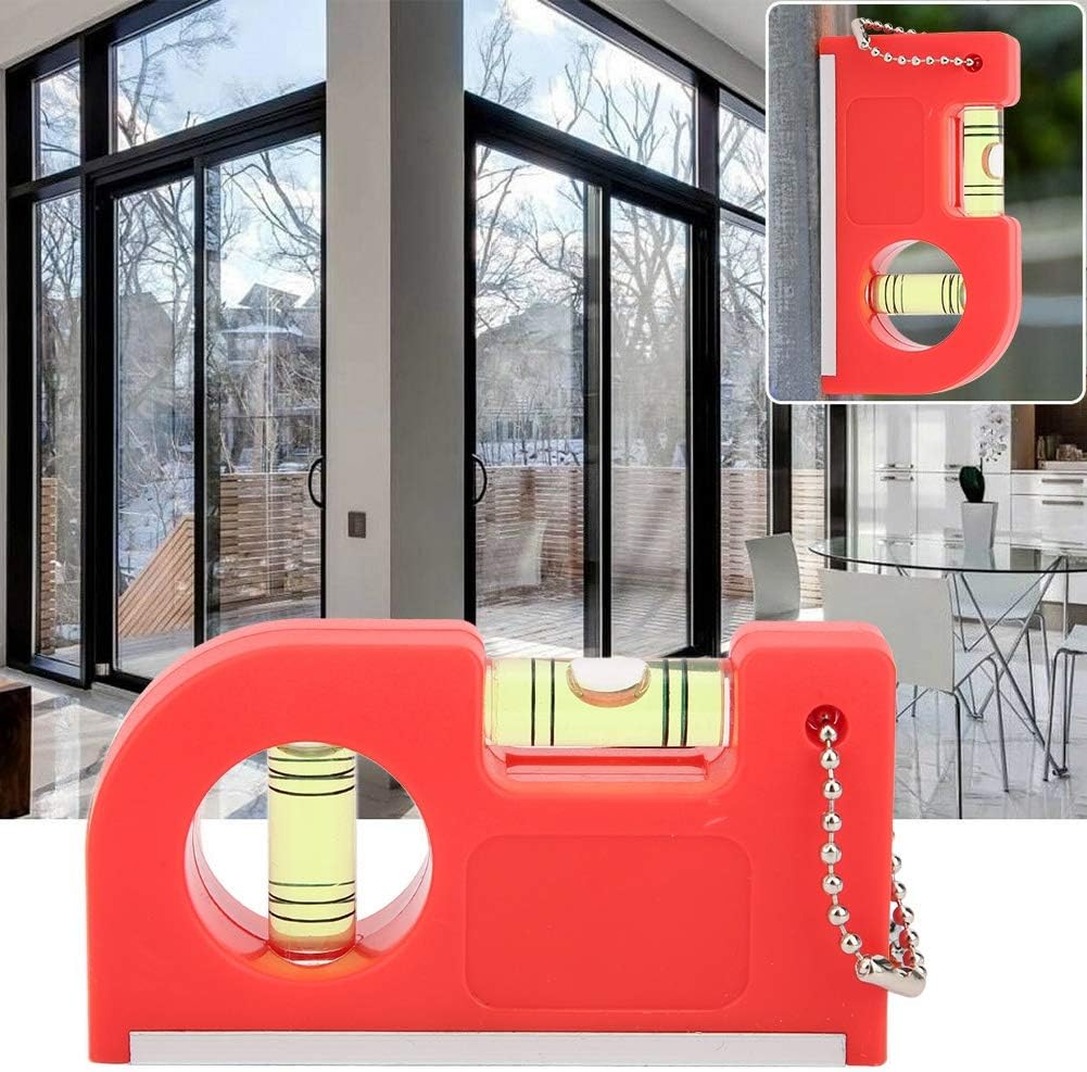 2 niveladores magnéticos, herramienta de medición de nivel horizontal para el hogar al aire libre, para oficios de construcción, albañilería,