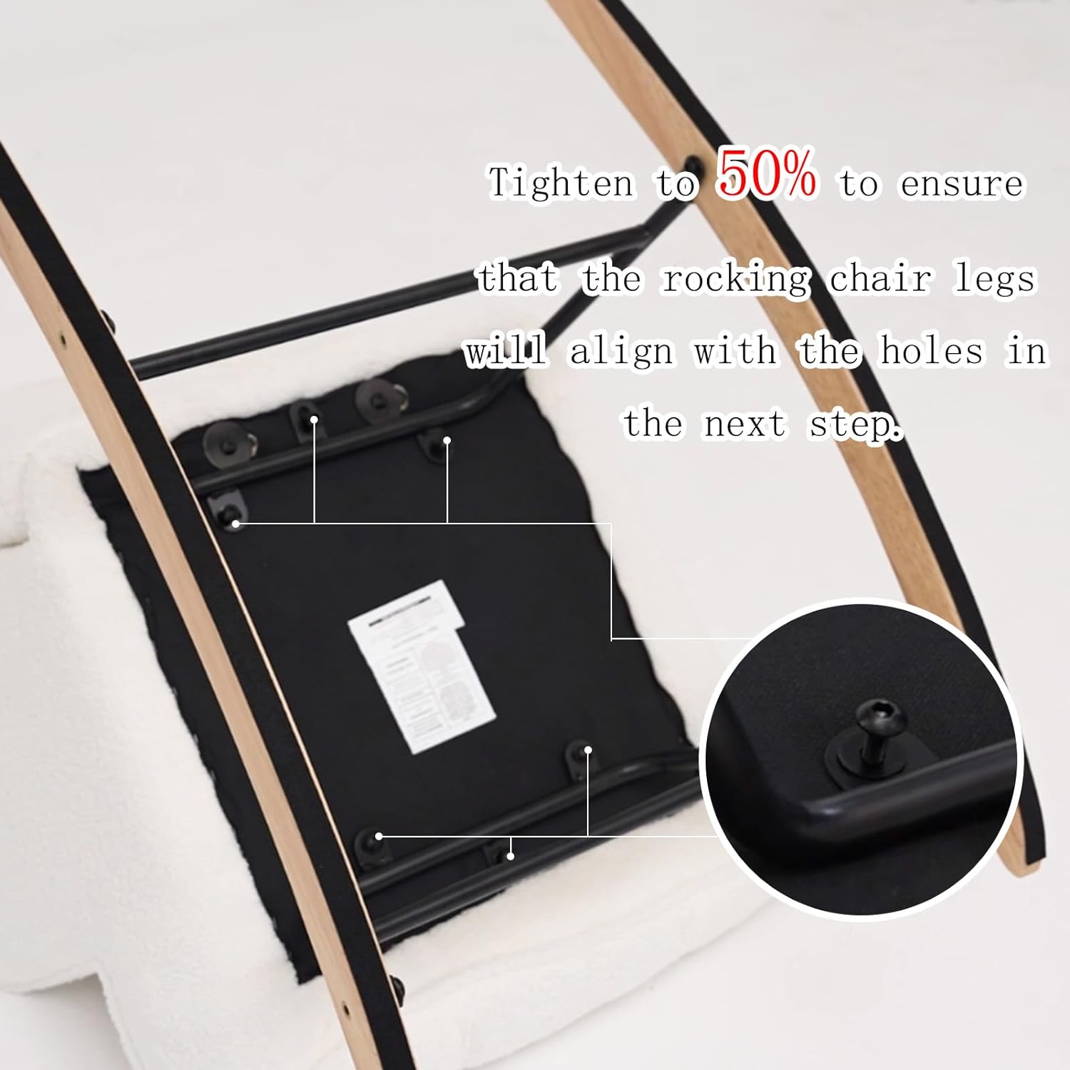 Mecedora tapizada con respaldo alto, cómodo y elegante sillón con asiento acolchado para salas de estar, dormitorios grises, oficinas, gris