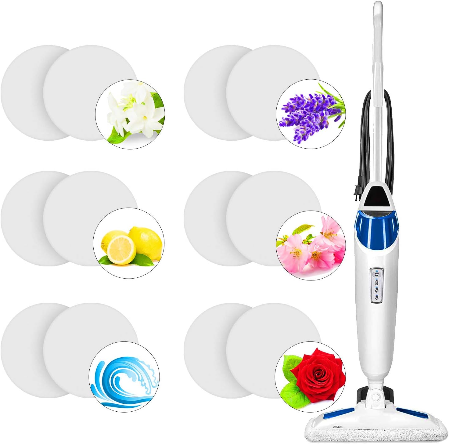 Maitys Discos aromáticos de repuesto para trapeador de vapor, almohadilla perfumada compatible con Bissell Powerfresh y Symphony Series, se adapta a