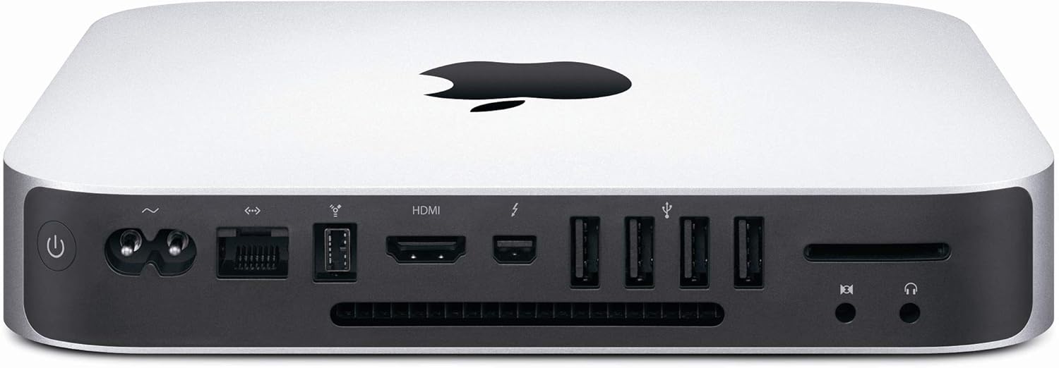 Apple Mac Mini Desktop MD388LLA, Intel Core i7 de 2.3 GHz, 4 GB de RAM, disco duro de 500 GB, plata (renovado)