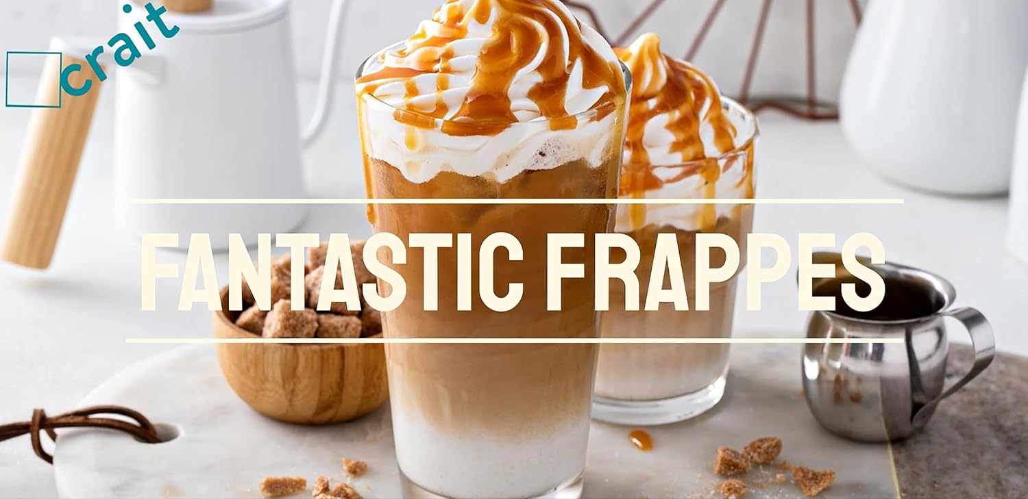 crait Mezcla de café helado moca frappe, polvo de frappe, base de frappe, fácil de hacer frappes, mezcla de café congelado, café moca 2 libras (32