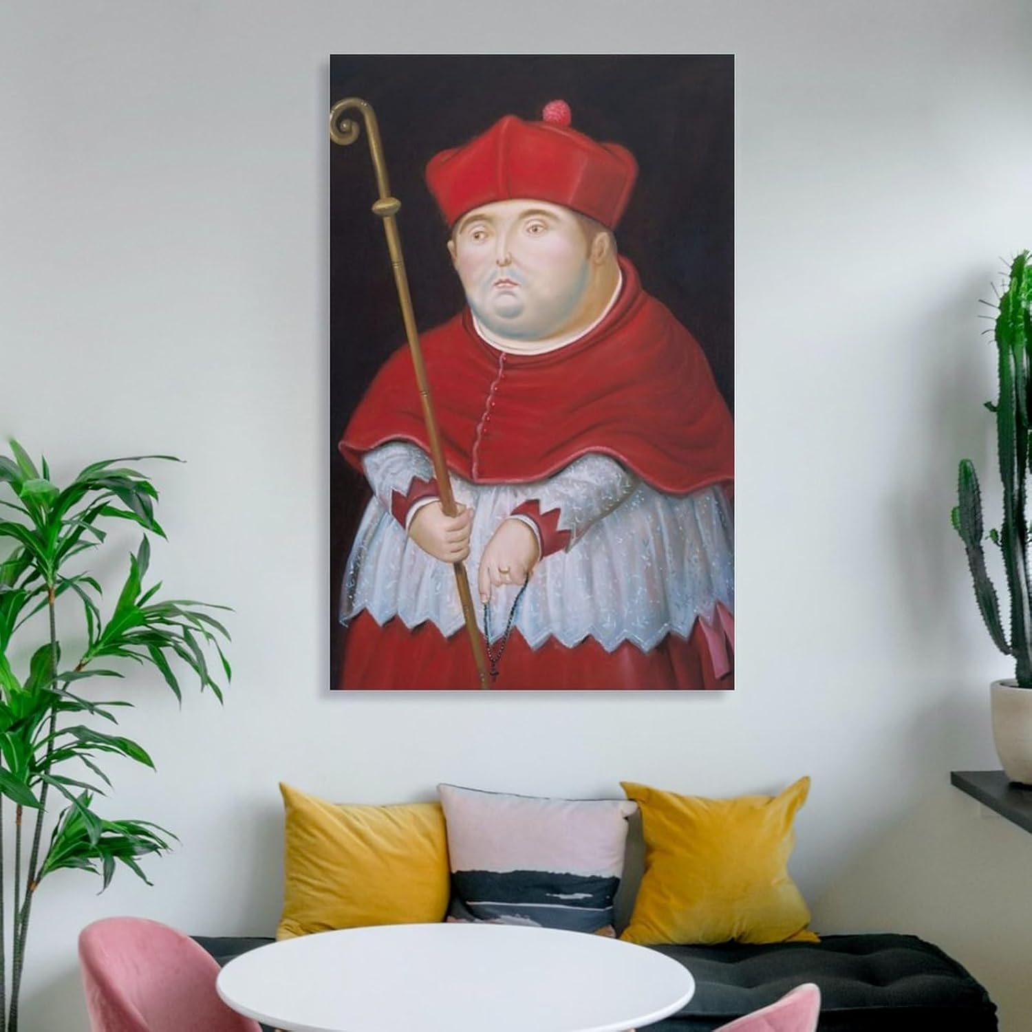 Fernando Botero – Póster de arte de pared con diseño de cardenal, 3 pósteres de decoración del hogar, marco de fotos colgante, para dormitorio,