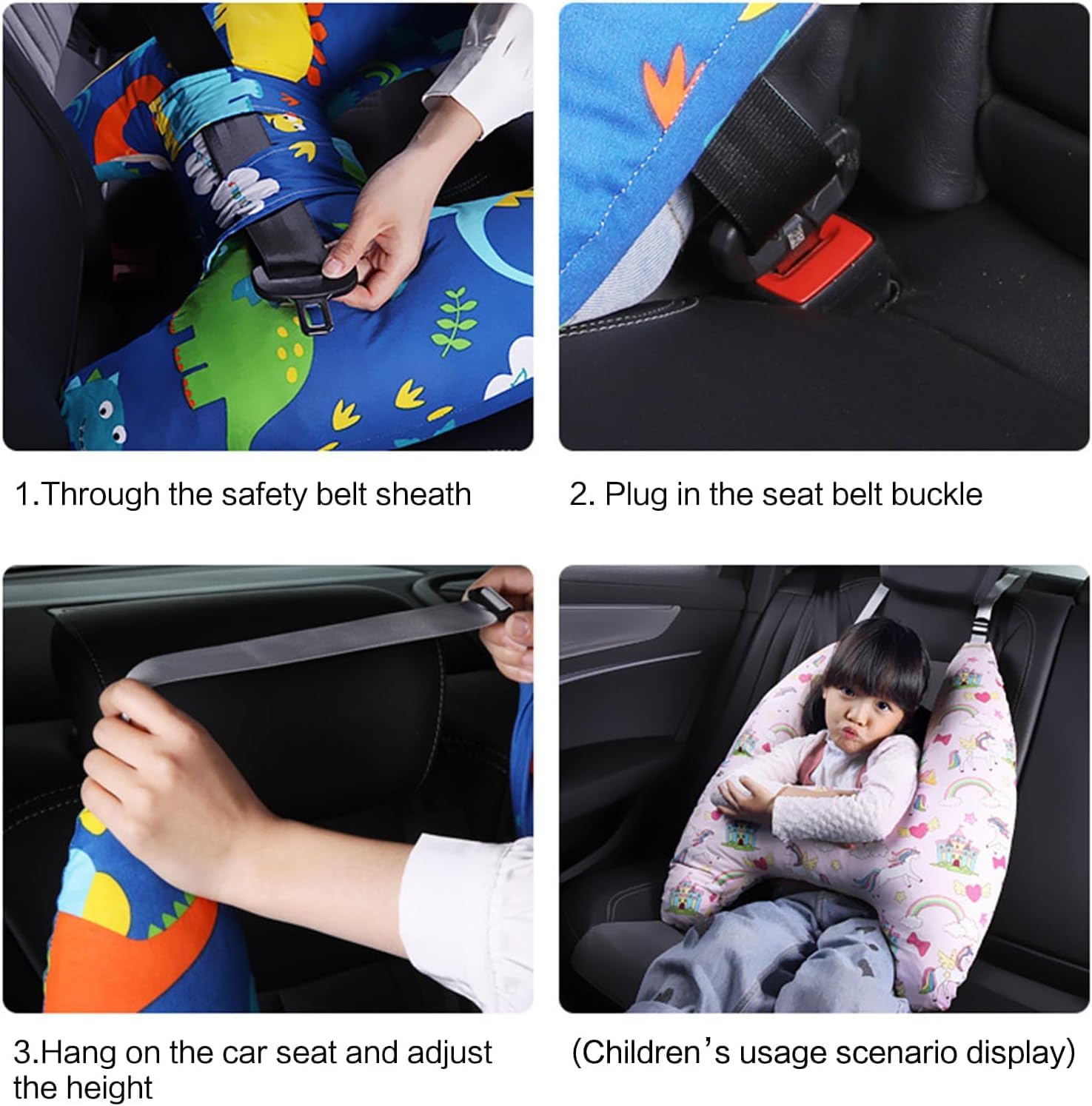 Soporte de cabeza para dormir en forma de H, almohada de apoyo para el cuello del viaje para dormir, almohada de apoyo para el cuello de viaje,