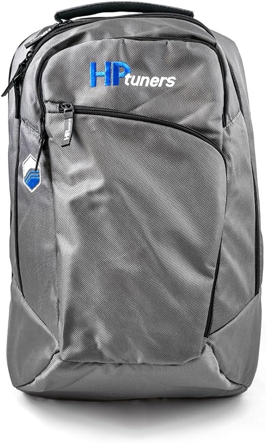 HP Tuners Mochila de viaje resistente con dos bolsillos de almacenamiento para computadora de hasta 17 pulgadas y accesorio de equipaje con ruedas,