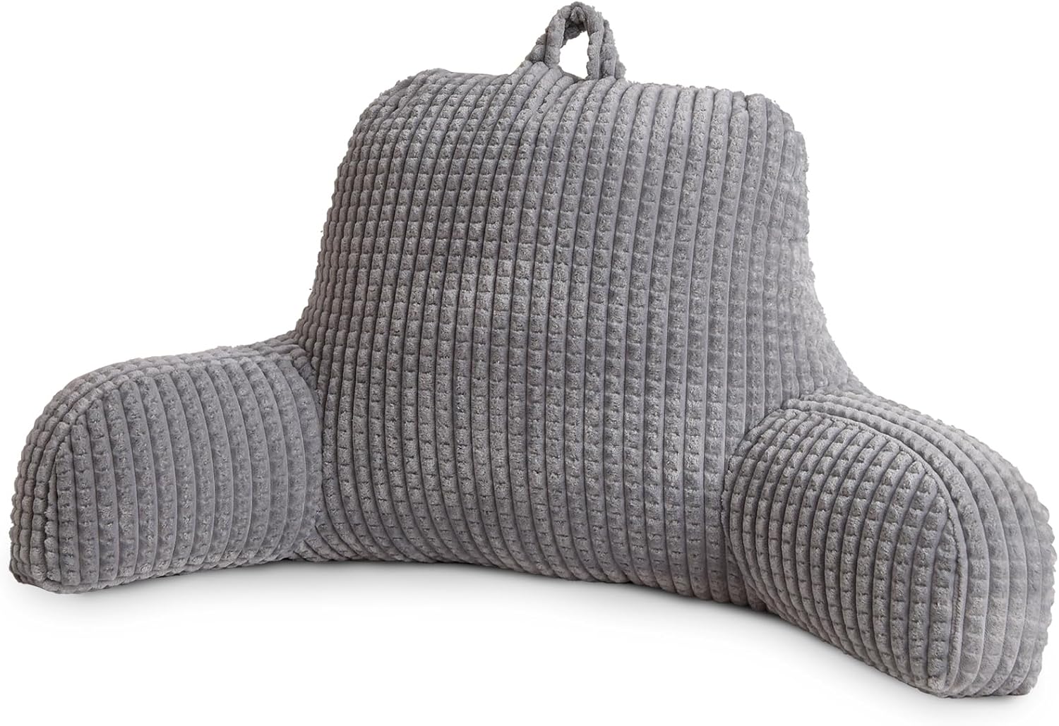 A Nice Night Almohada de lectura para cama de cuña grande para adultos y niños, respaldo con brazos para sentarse en la camasofá para descansar en