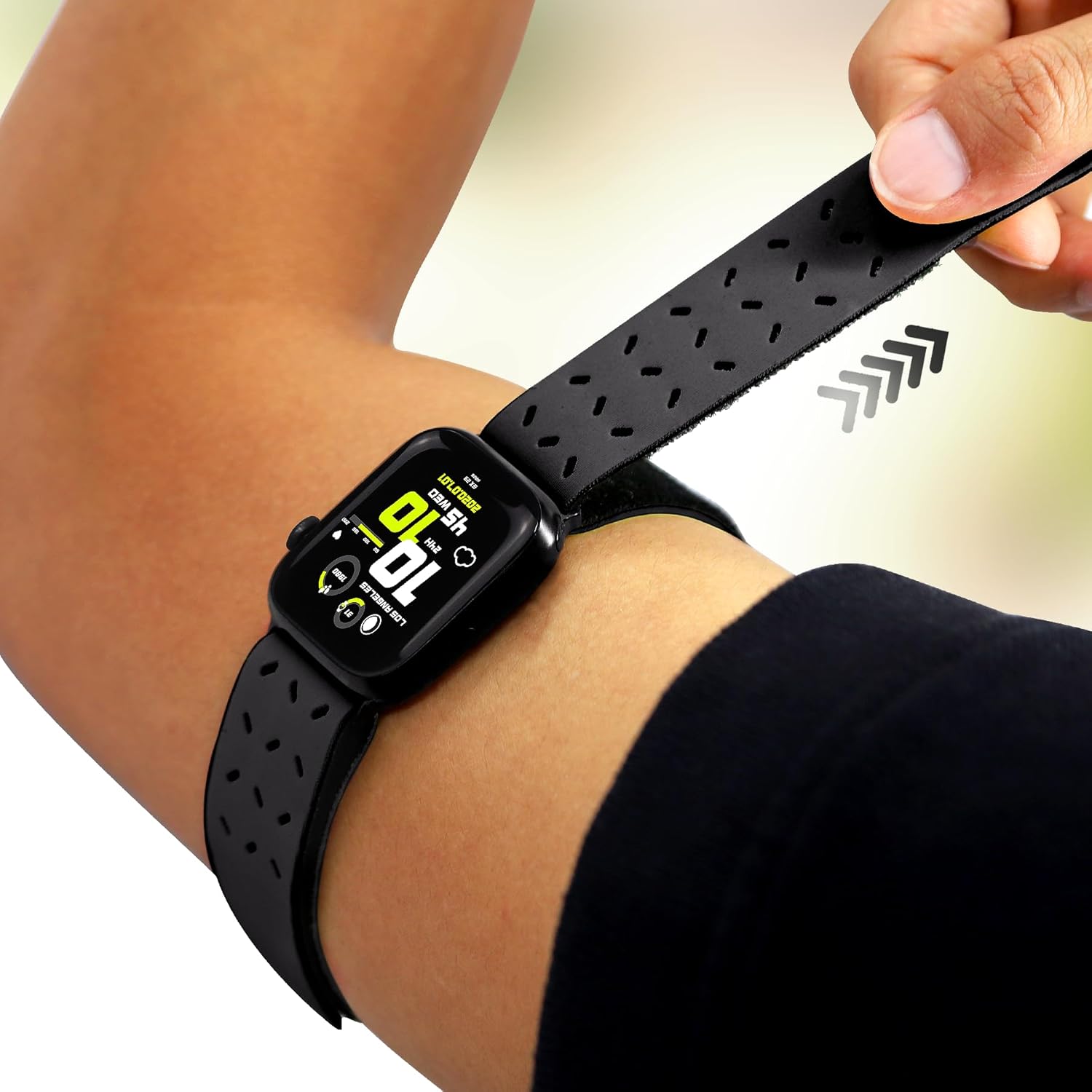 JR.DM Correa de tobillo compatible con Apple Watch Band de 1.654 pulgadas, 1.732 pulgadas, 1.772 pulgadas, 1.772 pulgadas, Series 987SE654321correa