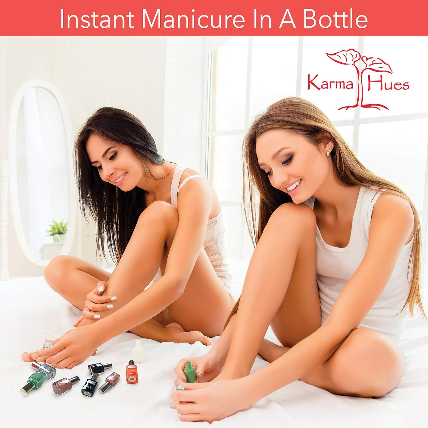 Karma Organic Esmalte de uñas  Esmalte de uñas de secado rápido, no tóxico, vegano y libre de crueldad animal para adultos y niños  (noches de