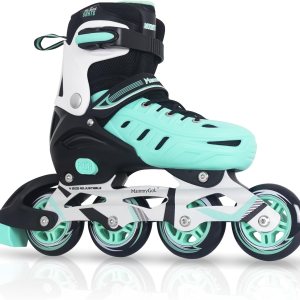MammyGol – Patines en línea ajustables para adultos y adolescentes, seguros y duraderos con ruedas gigantes, patines de alto rendimiento para niñas MammyGol – Patines en línea ajustables para adultos y adolescentes, seguros y duraderos con ruedas gigantes, patines de alto rendimiento para niñas