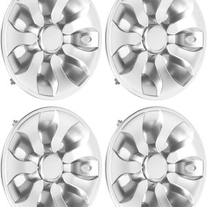 Tapacubos de rueda, resistente a los arañazos, reducción universal de resistencia al viento, 4 unidades, tapas de cubo para carrito de golf Tapacubos de rueda, resistente a los arañazos, reducción universal de resistencia al viento, 4 unidades, tapas de cubo para carrito de golf