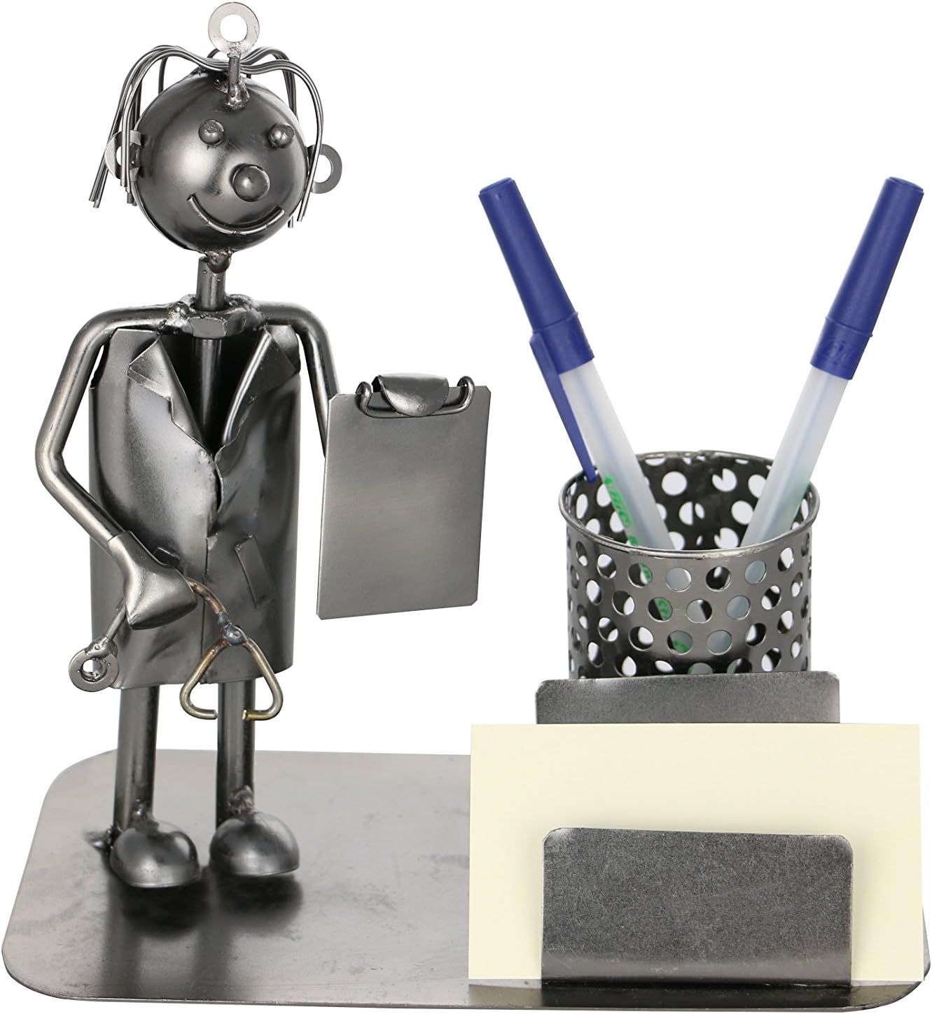 Wine Bodies Tarjetero hecho a mano para tarjetas de visita y bolígrafo 7″ x 7″