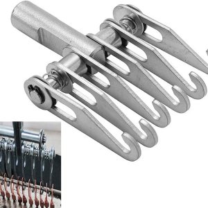 Herramienta de extracción de abolladuras de metal de 6 dedos, gancho de 6 garras resistente para reparación de abolladuras de carrocería, ajustable, Herramienta de extracción de abolladuras de metal de 6 dedos, gancho de 6 garras resistente para reparación de abolladuras de carrocería, ajustable,