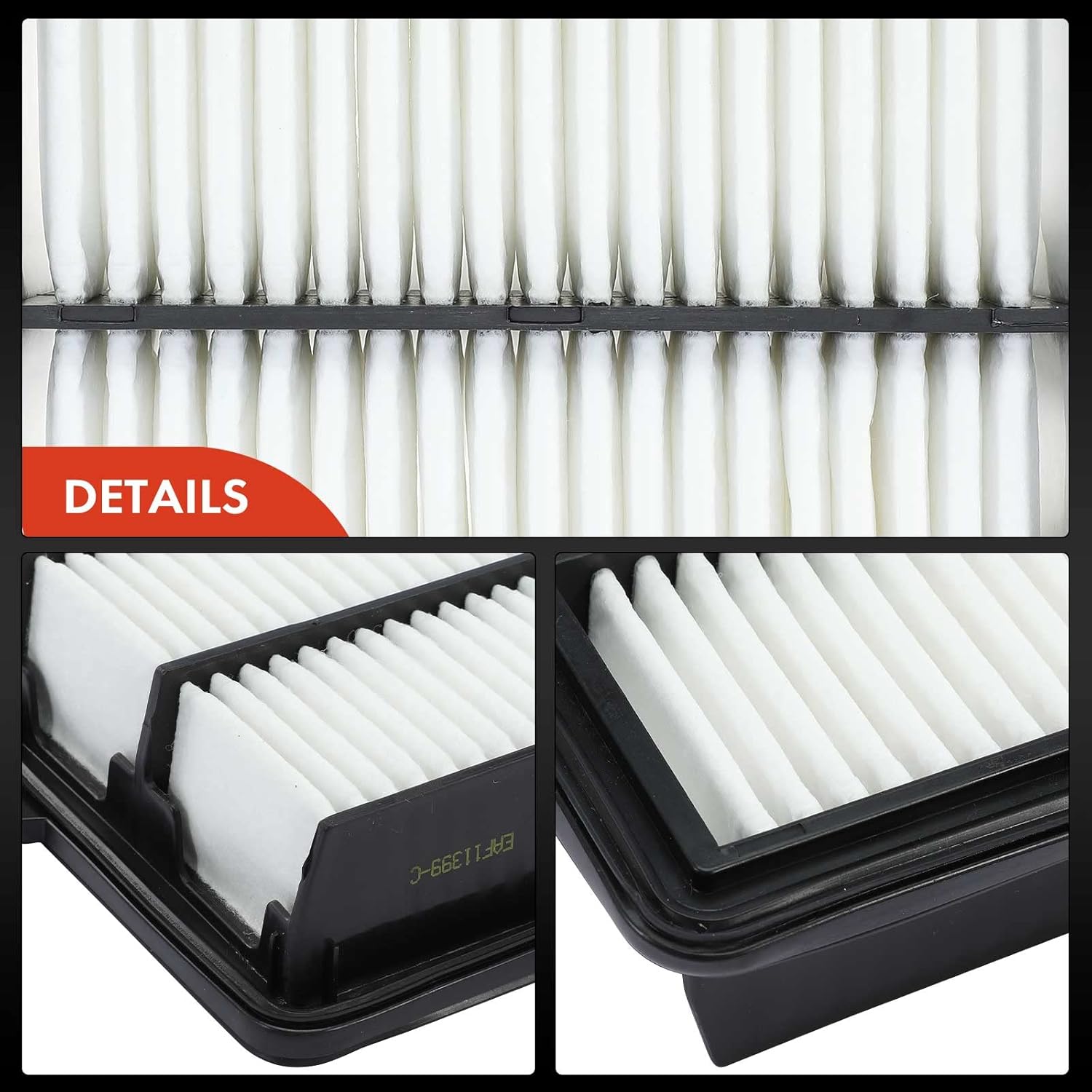 A-Premium Filtro de aire de motor compatible con modelos Honda, Accord 2014-2015 2017-2023 (solo híbrido), CR-V 2020-2022 (solo híbrido) – L4 2.0L,