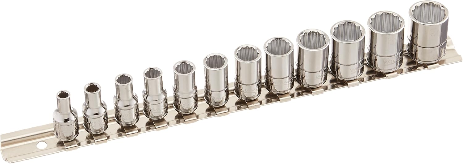 Williams 30925 – Juego de llaves de vaso de 12 puntos, 14 pulgadas, 12 piezas