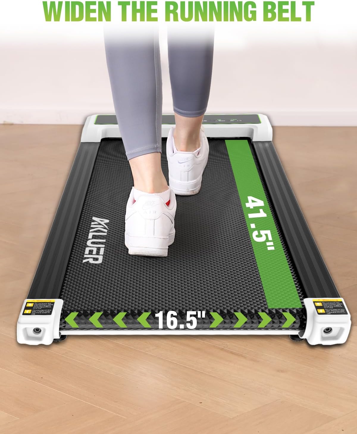 AKLUER – Caminadora para debajo del escritorio de 2.25 HP con capacidad de peso de 265, caminadora portátil con control remoto IR para el hogar,