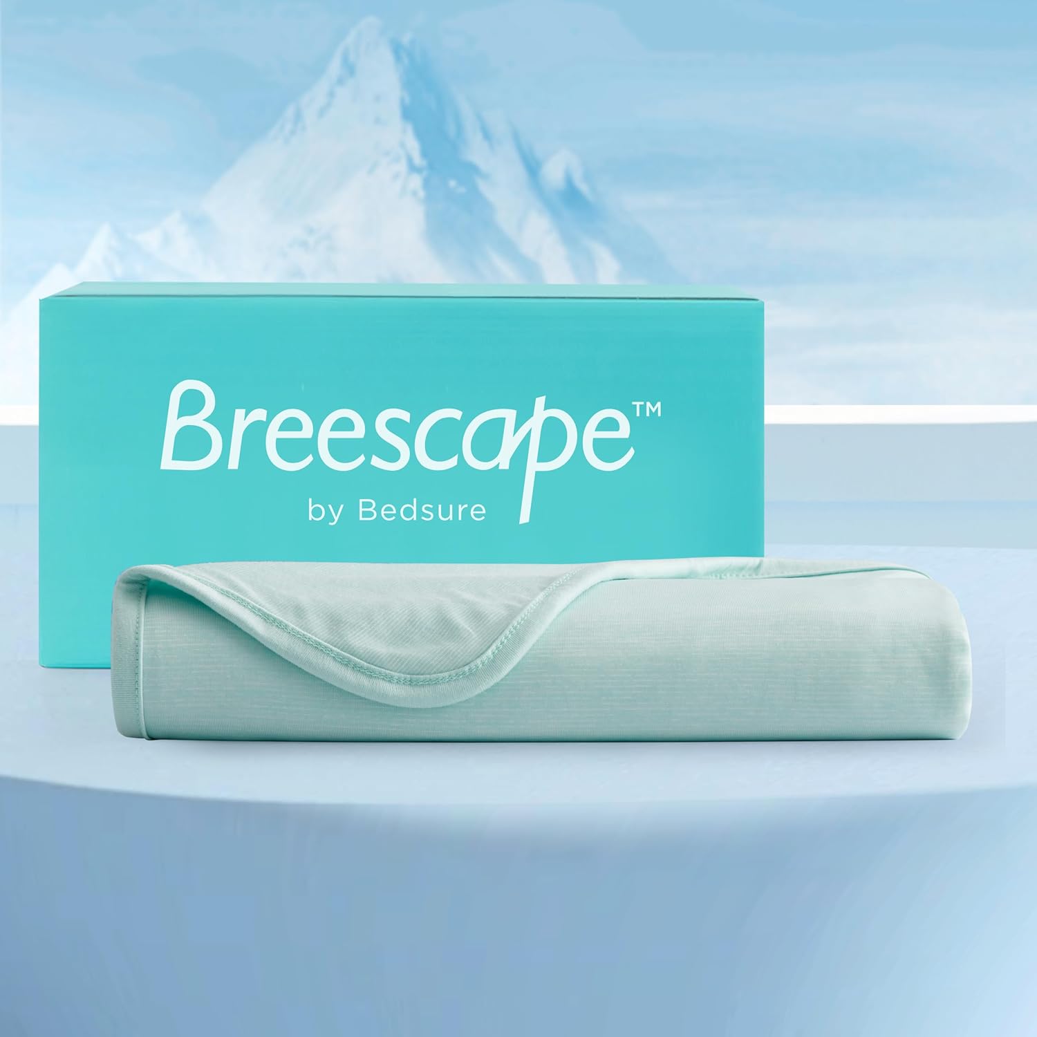 Bedsure Breescape – Manta refrescante tamaño queen para durmientes acalorados, ligera y fresca para el verano, con rayón derivado del bambú, manta