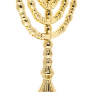 IMIKEYA 7 decoraciones de mesa, decoración de mesa de comedor, decoración de mesa de comedor, menorá de siete ramas, 12 tribus de Israel, portavelas IMIKEYA 7 decoraciones de mesa, decoración de mesa de comedor, decoración de mesa de comedor, menorá de siete ramas, 12 tribus de Israel, portavelas