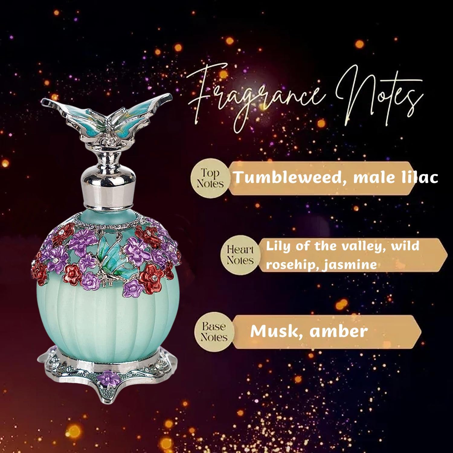 Perfume árabe concentrado aceite de perfume, 0.8 fl oz musulmán Eau de Parfum Toilette Halal Dubai Lujoso Perfume Aceite, Perfume de larga duración